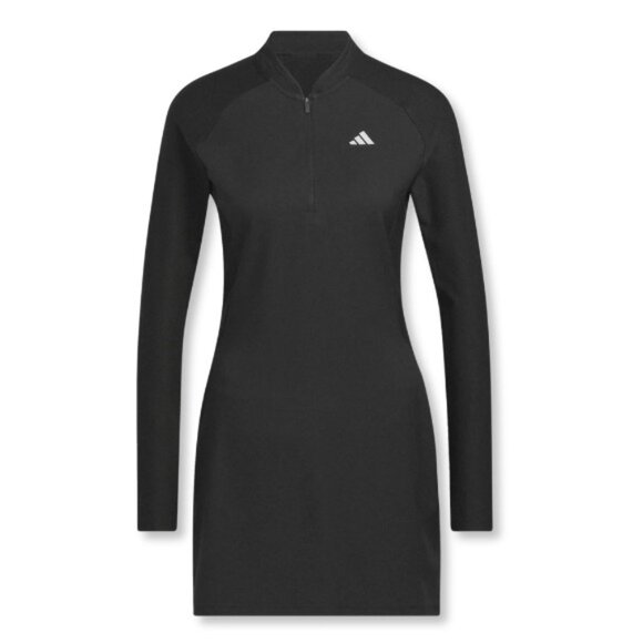 adidas Dresses & Skirts - Adidas Women's Half-Zip with Front and Back Zip Pocket Fitted Tennis Dress Sze M